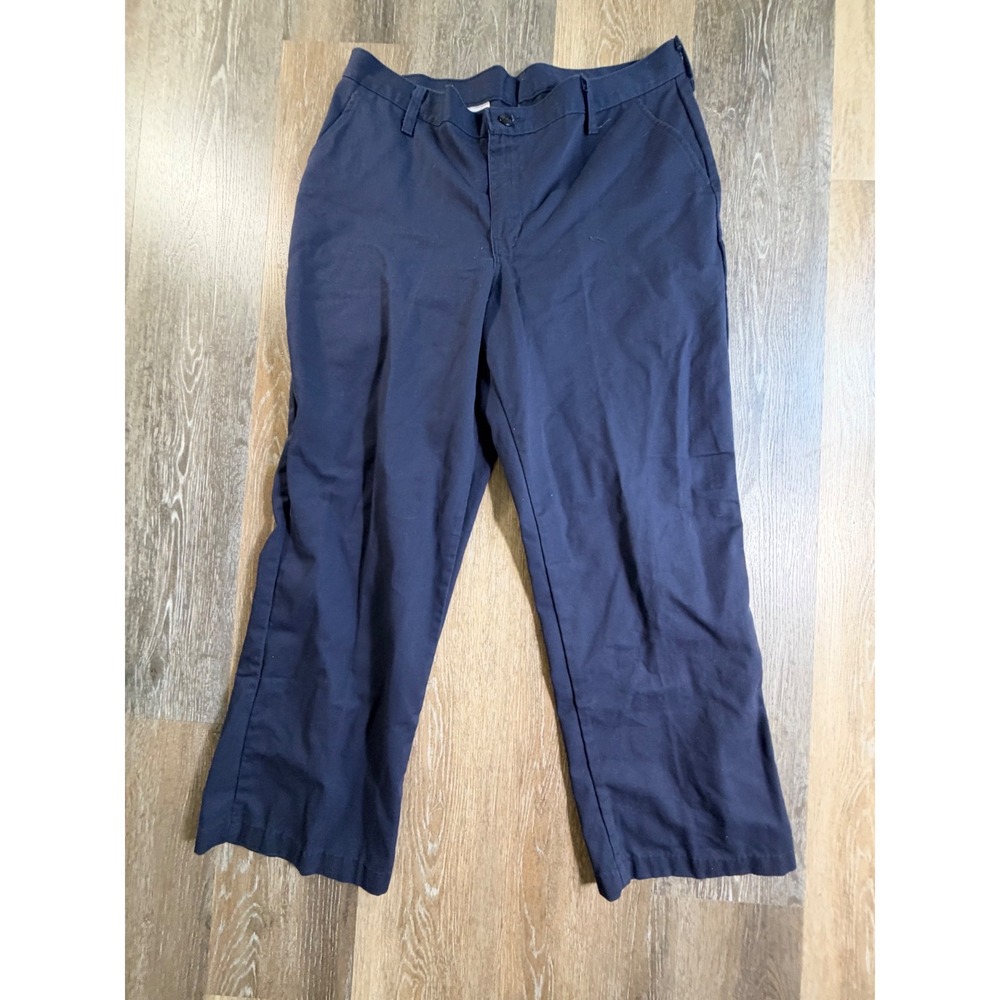 Red Kap Work Pants Women 16 Navy Blue Straight Leg Industrial PT21NV9